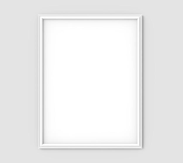 Cadre d'image blanc