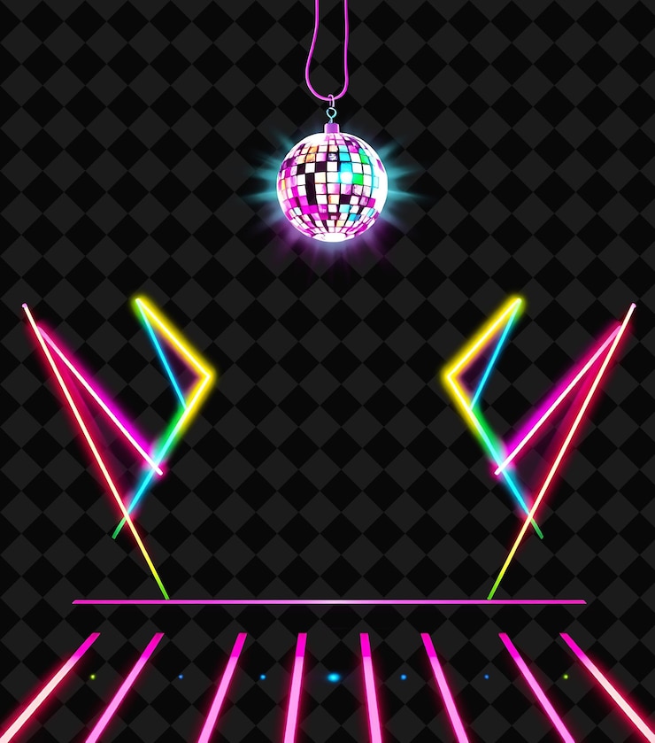 PSD cadre pixelé sur fond noir éclatant avec un décor de jeu de cadre pixelé isolé vif et élevé
