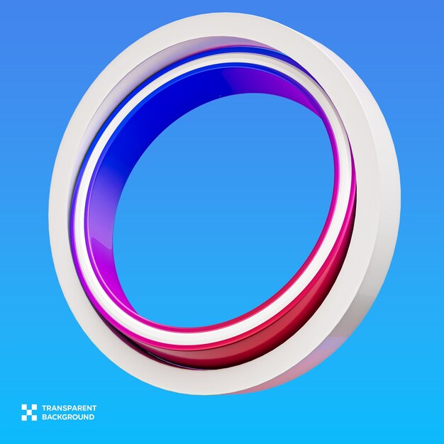 Le cadre PSD 3D (illustration en 3D)