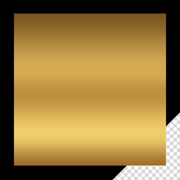 Cadre rectangulaire de luxe en forme d'or rectangulaire en forme de psd transparent modèle de conception en forme d'or carré