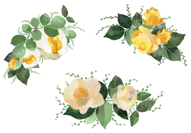 Un cadre de roses