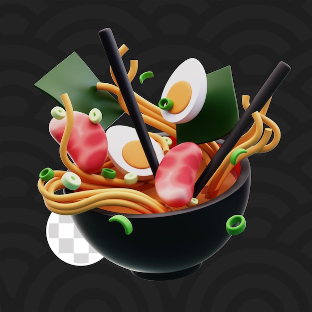 Se cae el tazón de ramen.