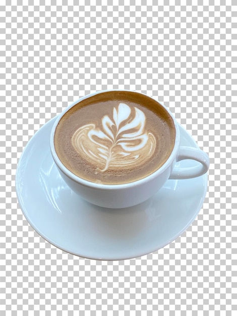 Café cappuccino quente isolado