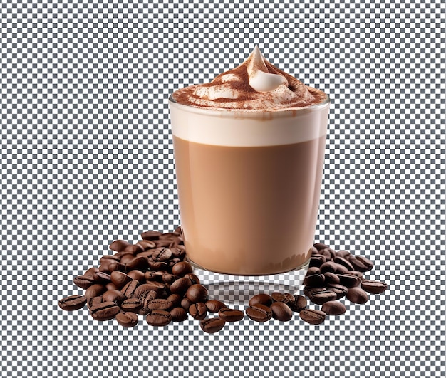 Café Mocha tão doce isolado em fundo transparente