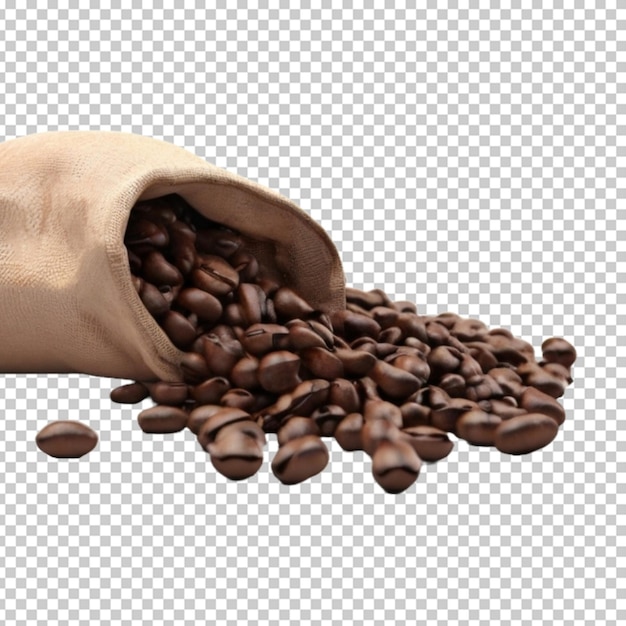 Café renderizado em 3d png psd