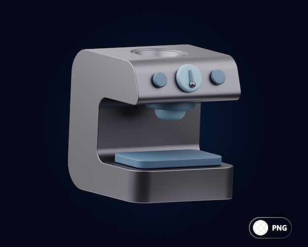 Cafetera Aparatos electrónicos Ilustración 3D