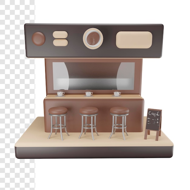 Cafetería 3d