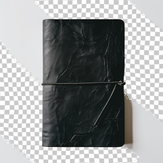 PSD un cahier noir avec une couverture noire qui dit le mot dessus