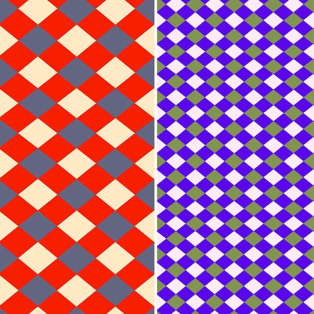 Caimito con piel púrpura y diseño cremoso con Gingham Patt Vector único de patrones de frutas tropicales