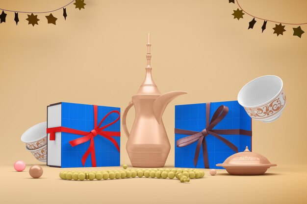 Caixa de presentes para o Eid