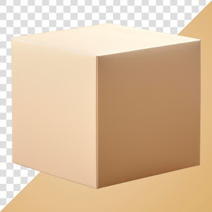 PSD caja de cartón de cartón modelo de embalaje