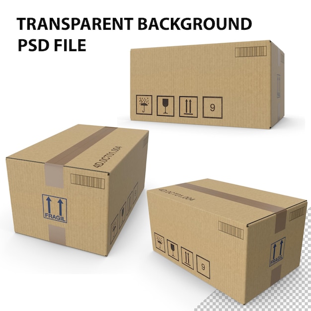Caja De Cartón PNG