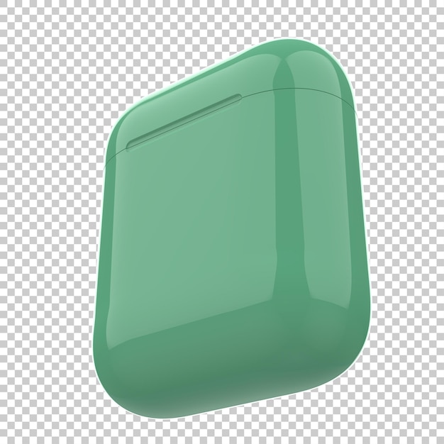 Caja electrónica sobre fondo transparente Ilustración de renderizado 3d