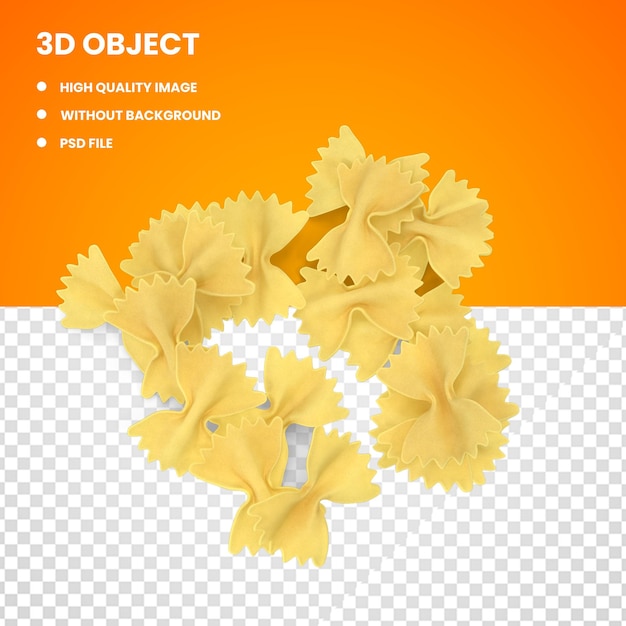 Caja de envasado de pasta PSD 3D