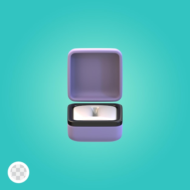 Caja de joyas en 3D
