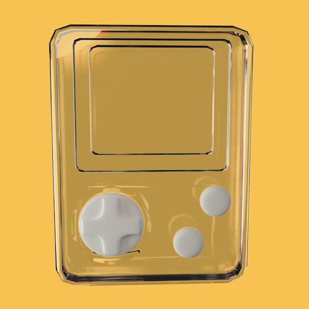 Caja de juego de representación de objetos 3D.