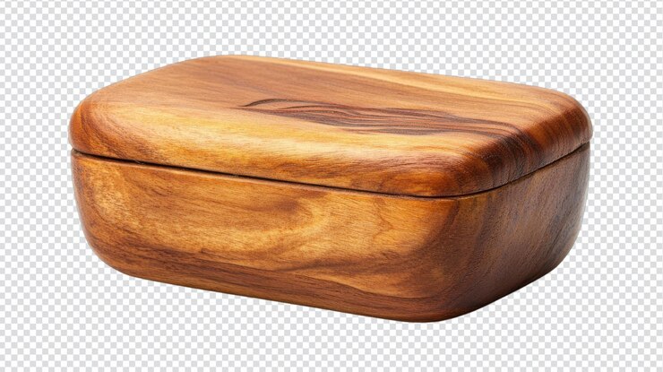PSD caja de madera hecha a mano con tapa ideal para guardar joyas, recuerdos o pequeños tesoros para decoración del hogar o regalos