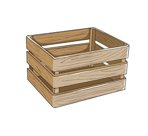 Caja de madera