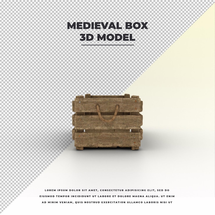 PSD caja medieval