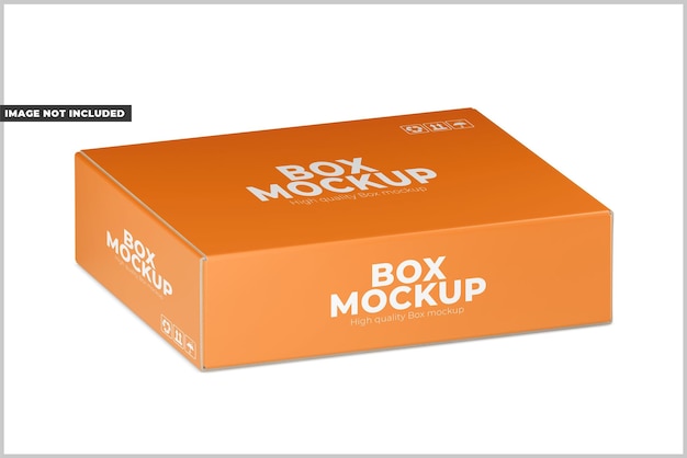 PSD caja, mockup