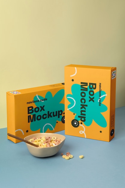 Caja con modelo de código de navilens