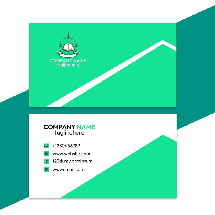una caja con el nombre de la empresa