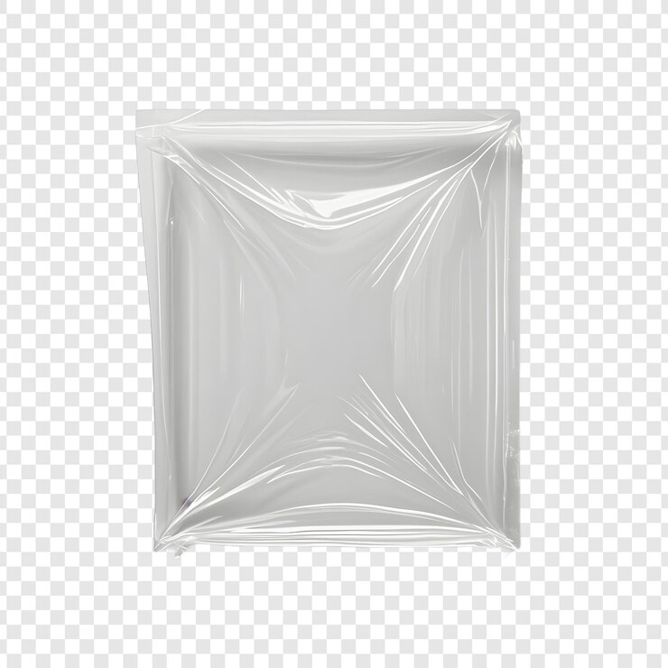 PSD una caja de plástico transparente con una cubierta de plástico transparente y una pieza de plástico transparente