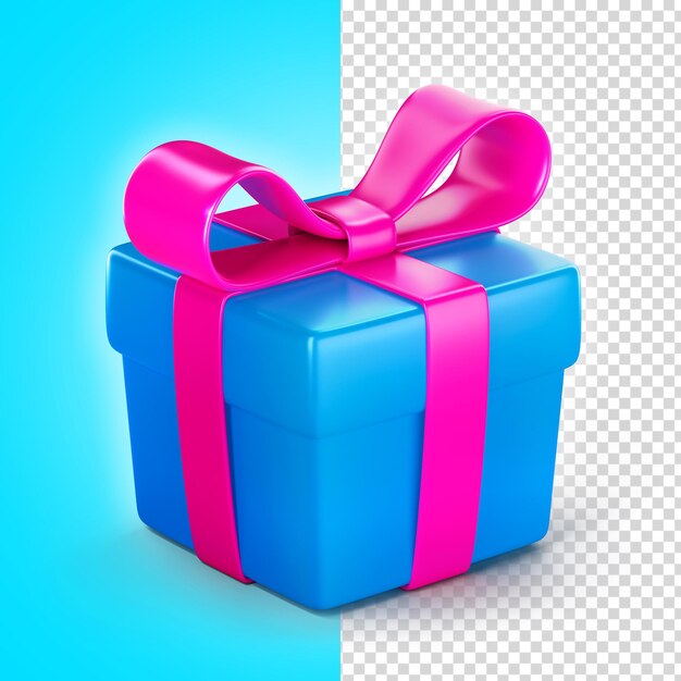 caja de regalo 3d ilustración