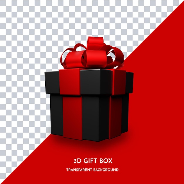 Caja de regalo 3d render