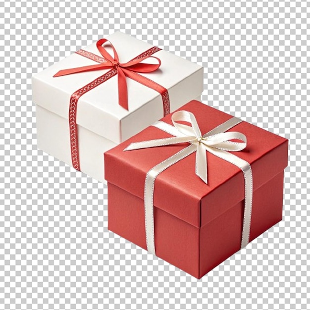 Caja regalo Caja regalo azul aislada en recorte de fondo transparente