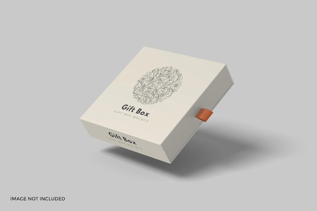 caja de regalo cuadrada