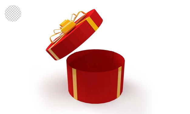 Caja de regalo roja
