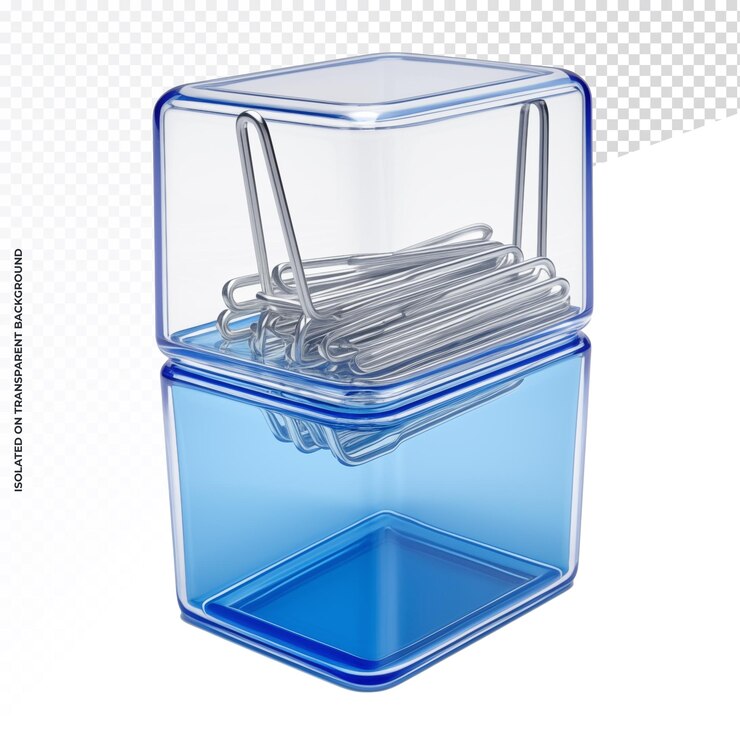 PSD cajas para el almacenamiento de clips