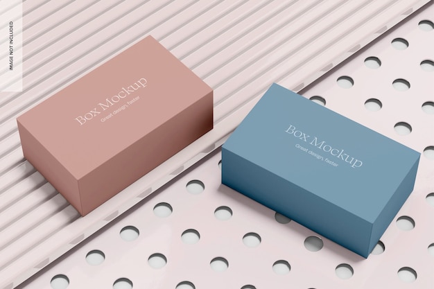 Cajas con modelos de paneles