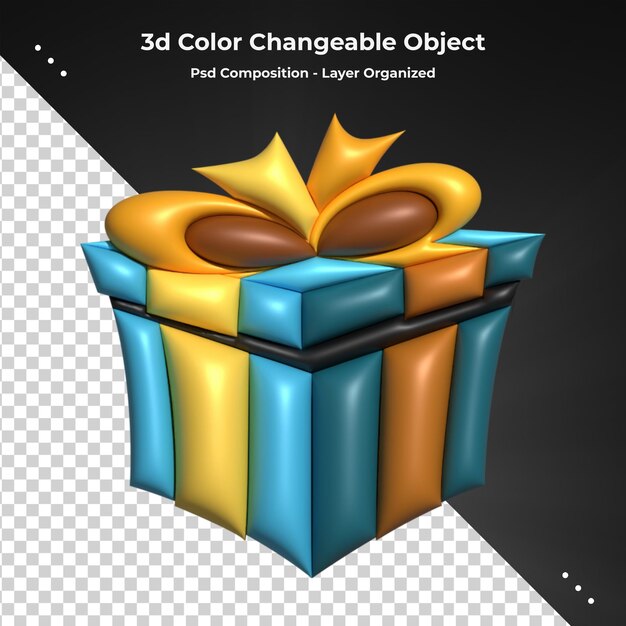 cajas de regalo abiertas y cerradas 3d render volando caja sorpresa de vacaciones modernas