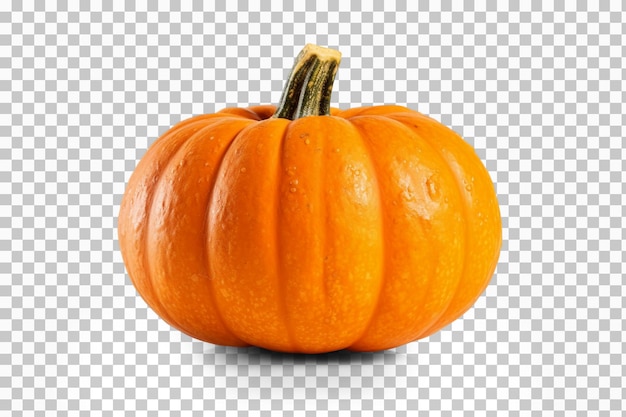 Calabaza aislada sobre fondo transparente o blanco png