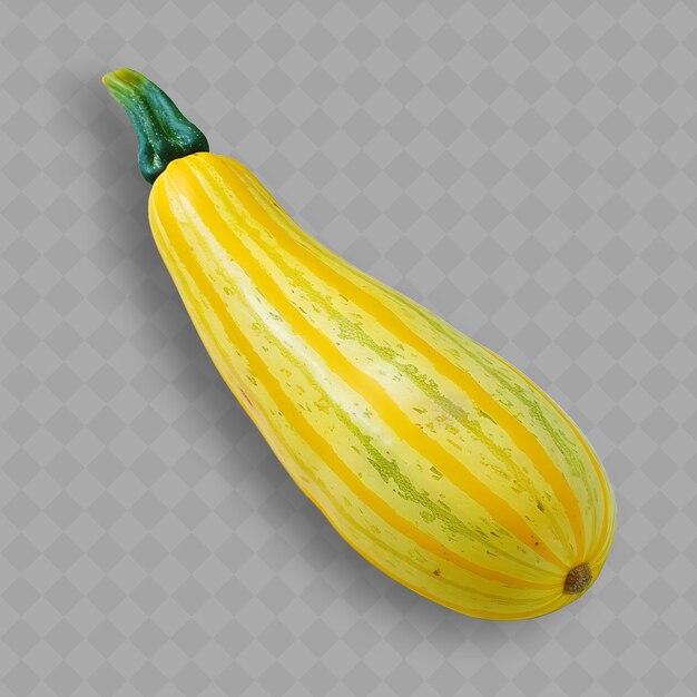 PSD una calabaza amarilla con verde en la parte superior y la parte superior verde es un símbolo de buena suerte