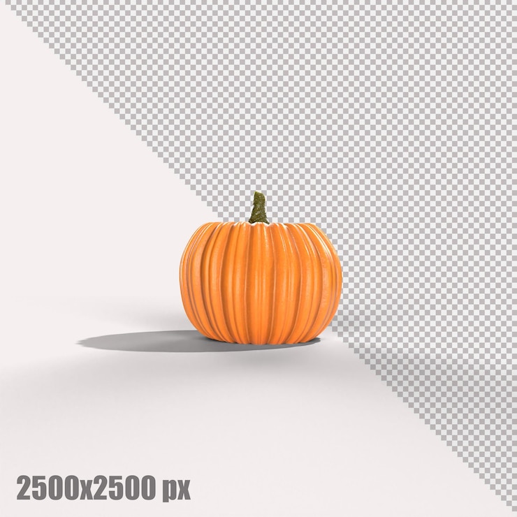 PSD calabaza con fondo