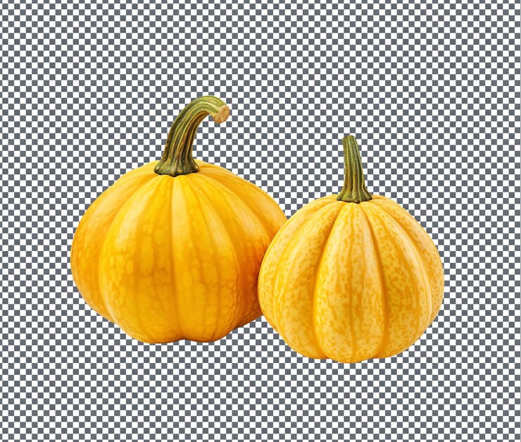 PSD calabaza fresca aislada sobre un fondo transparente