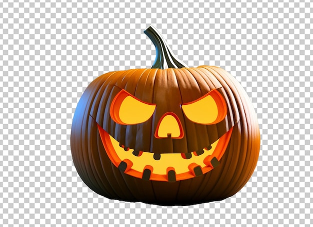 Calabaza de miedo halloween