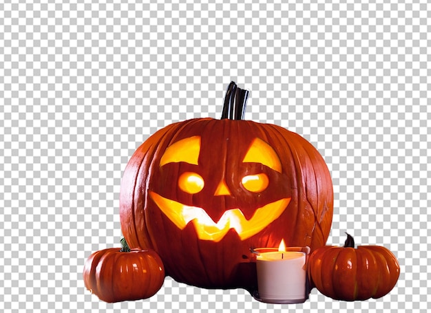 Calabaza de miedo halloween