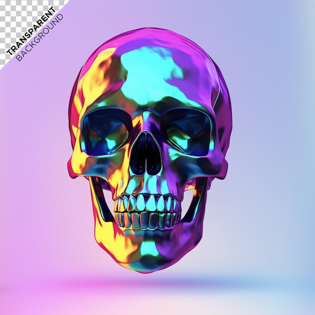 Calavera holográfica