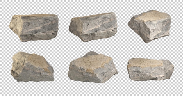 Calcare rock natura forma realistica 3d rendering illustrazione dello sfondo