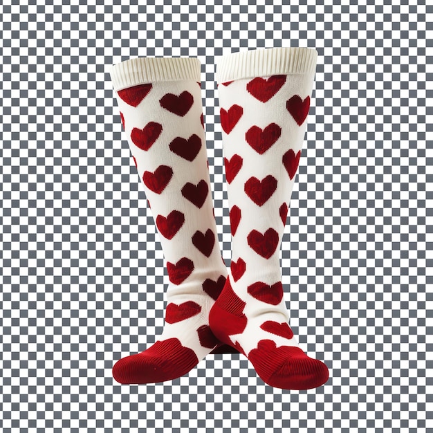 PSD calcetines 3d coloridos en blanco