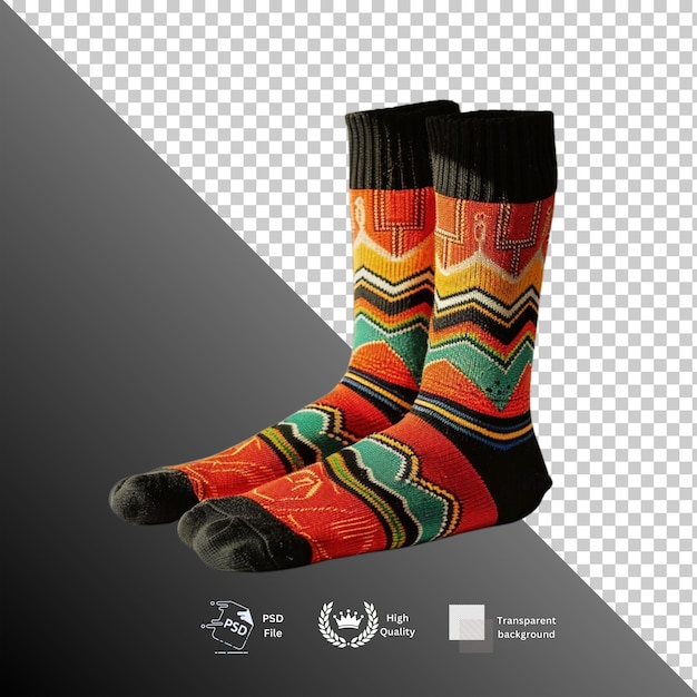 Calcetines aislados sobre un fondo transparente