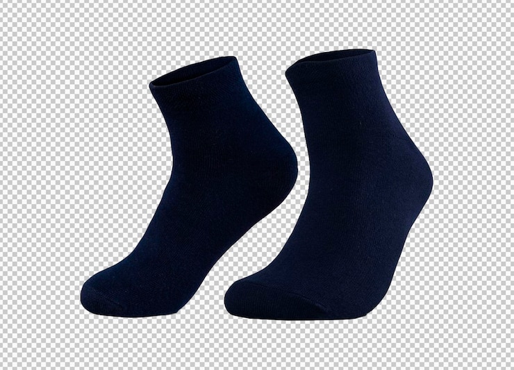 PSD calcetines de la marina aislados