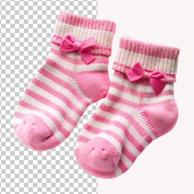 Calcetines para niñas con fondo transparente