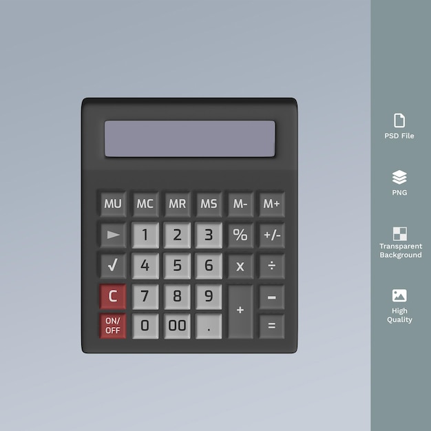 Calculadora psd 3d