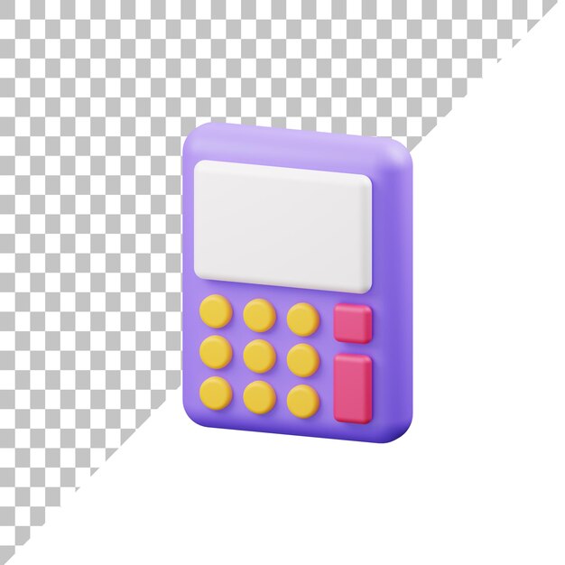 Calculatrice Illustration 3d