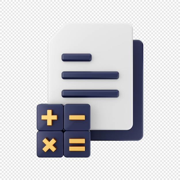 Cálculo de documentos y archivos en 3d